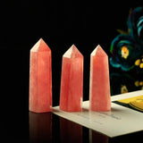 Strawberry Quartz Crystal Point Tower