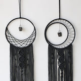 Sun And Moon Black Dream Catcher