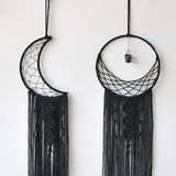 Sun And Moon Black Dream Catcher