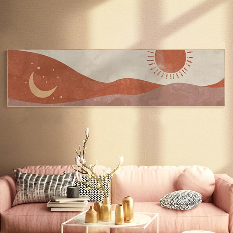 The Sun & The Moon Canvas Wall Art