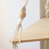 Triangle Macrame Wall Shelf