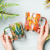 Tropical Scale Glass Mug