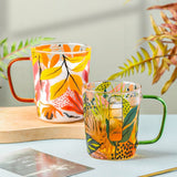 Tropical Scale Glass Mug