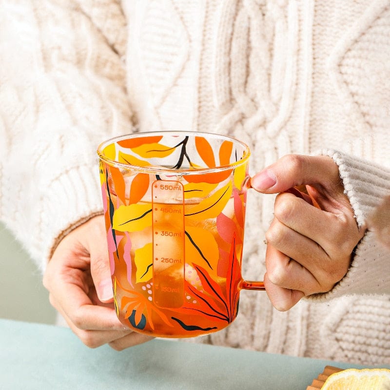 Tropical Scale Glass Mug