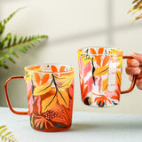 Tropical Scale Glass Mug