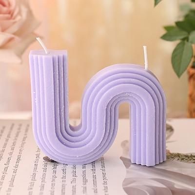 Handmade Wave Candle