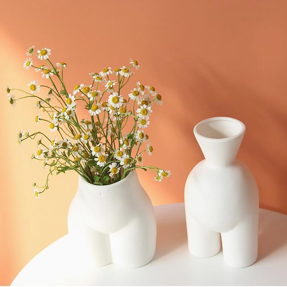 Body Parts Flower Vase