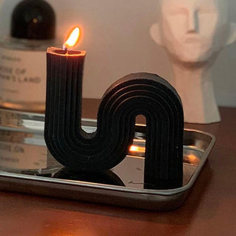 Handmade Wave Candle