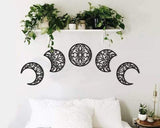 Wooden Moonphase Wall Art