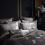 Wynn Luxury Silver Duvet Cover & Shams 600tc