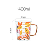 Tropical Scale Glass Mug