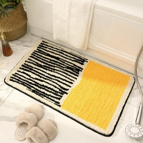 Ultra Soft Striped Bath Mat