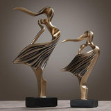 Willa Windswept Girl Statue