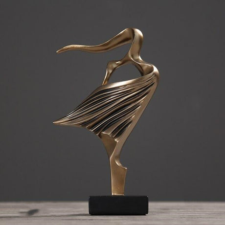 Willa Windswept Girl Statue