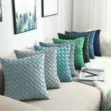 Wilton Weaved Faux Suede Pillow Covers