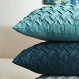 Wilton Weaved Faux Suede Pillow Covers