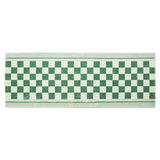 Green Check Bedroom Runner